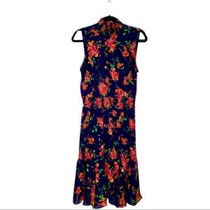 NANETTE LEPORE SLEEVELESS FLORAL DRESS SZ 10